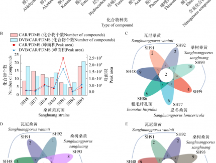 【學術論文】 四種桑黃類真菌揮發(fā)性風味成分分析 ()